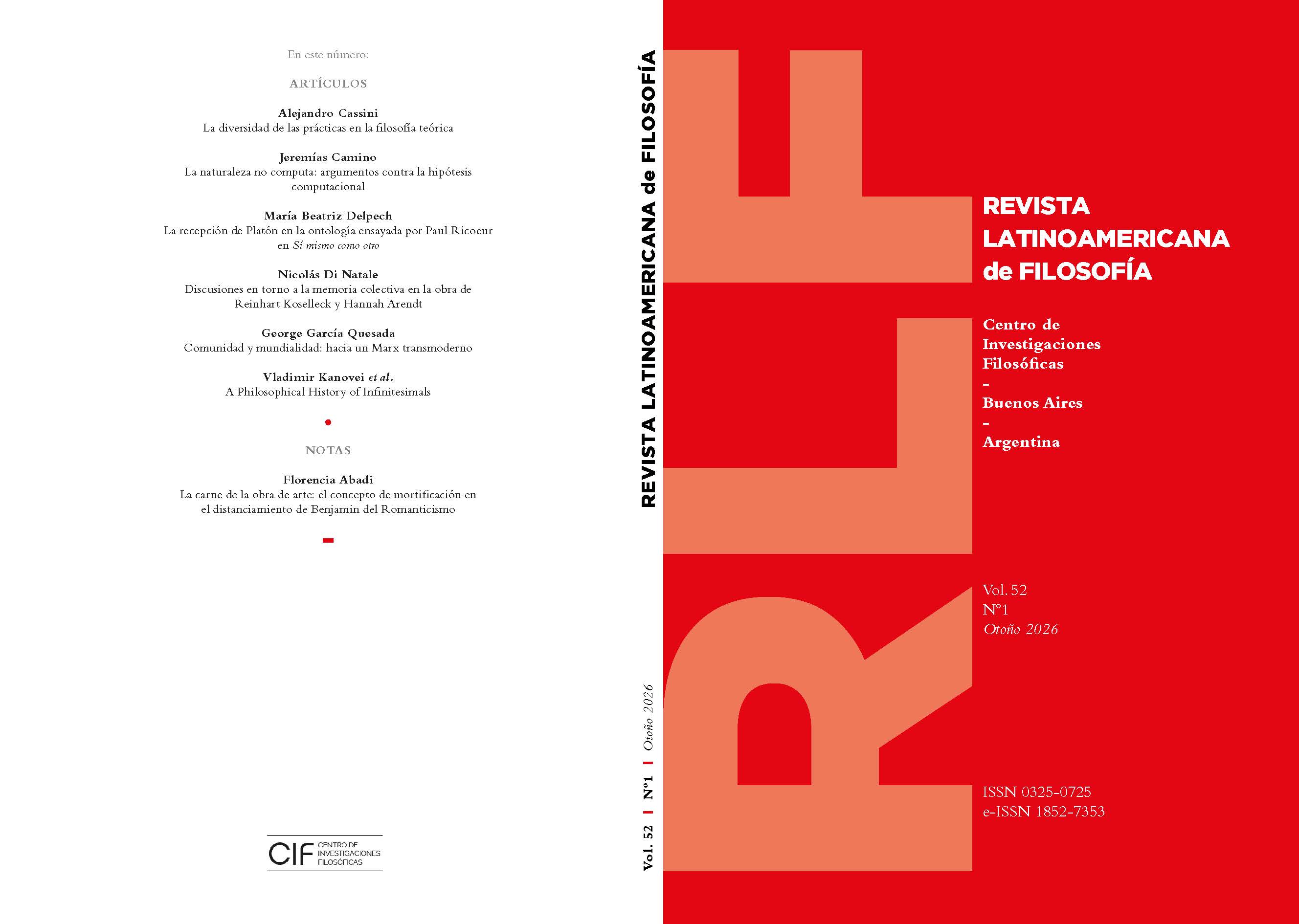 					Ver Vol. 52 Núm. 1 (2026)
				